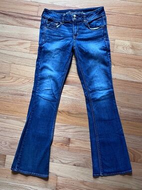 American Eagle jeans. Size 10 Long. Artist flare